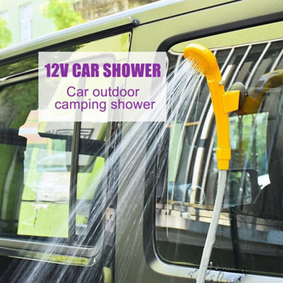 Portable 12V Electric Car Shower Kit - Ideal for Camping & Outdoor Use