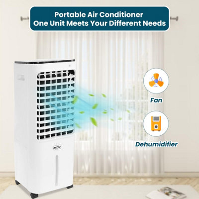 Portable 3-in-1 12L Air Cooler With Remote Control