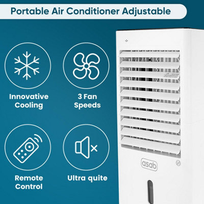Portable 3-in-1 12L Air Cooler With Remote Control