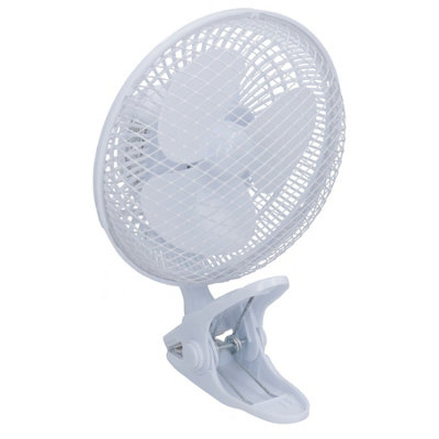 Portable 6" Desk Fan With Clip Cooling 2 Speed Home Office UK Plug