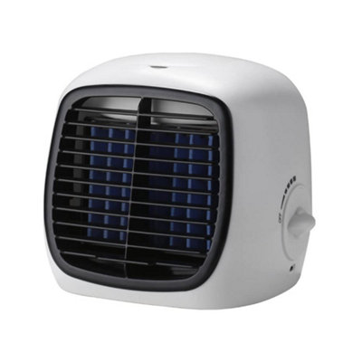 Portable Air Conditioner, Mini Table Fan, USB-Powered Desk Cooler, ABS ...