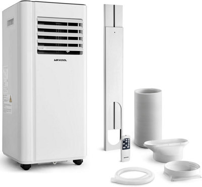 Tlpnb Portable AC Unit - Super Quiet 2-in-1 Wall Mounted Air Conditioner With Remote | Fast Cooling & Heating For Small Rooms
