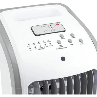 Portable Air Cooler Fan Humidifier 3 Settings Remote
