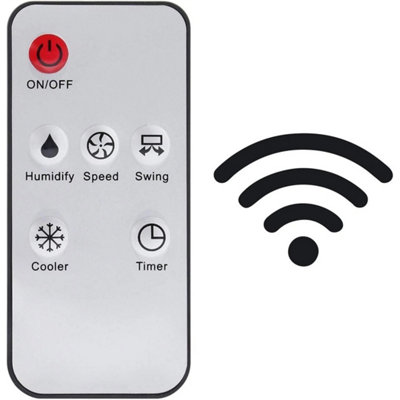 Portable Air Cooler Fan Humidifier 3 Settings Remote