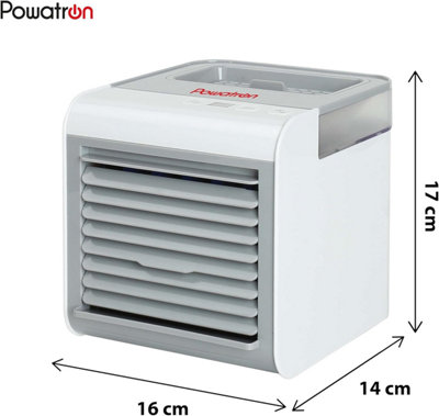 thumbnail image 2 of 3-in-1 Mini Air Cooler Fan With LED Night Light – Portable & Personal 2 of 3
