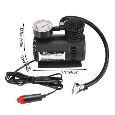 Portable Air Pump 12V Display Multi Purpose Quick Inflating Mini Car ...