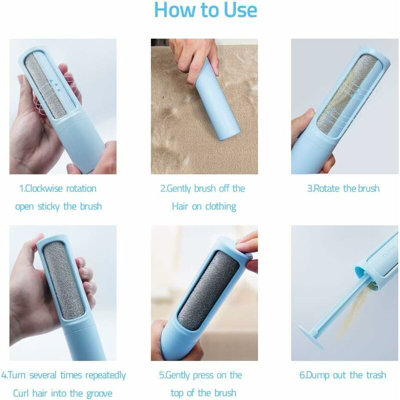 Portable And Reusable Lint Roller Ideal For Cleaning Dogs Cats Clothes ...