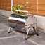 Portable Barrel Style Charcoal Barbecue / BBQ - Camping etc