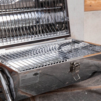 Portable Barrel Style Charcoal Barbecue / BBQ - Camping etc - 6