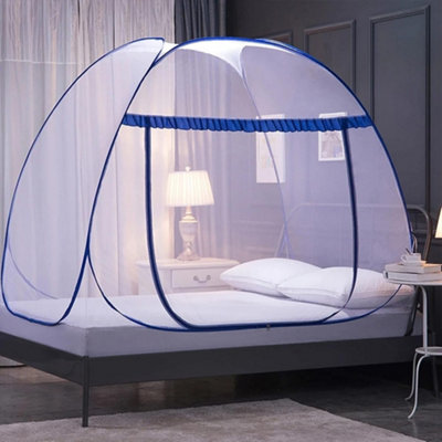 Portable Bed Mosquito Net Automatic Pop-Up Foldable Netting Tent ...