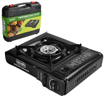 Portable Camping Gas Stove - Black