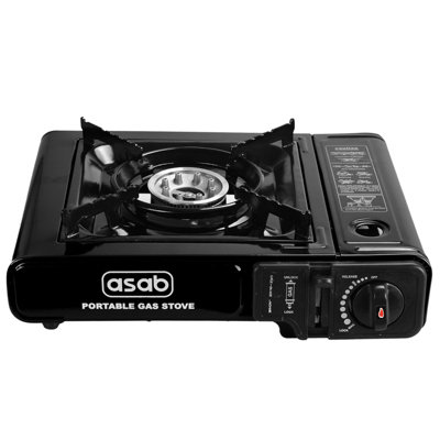 Portable Camping Gas Stove - Black - 4