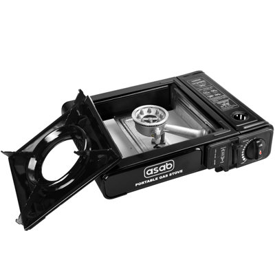 Portable Camping Gas Stove - Black - 8