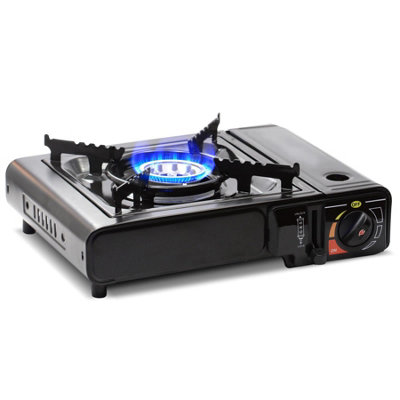 Portable Camping Gas Stove - Black - 9