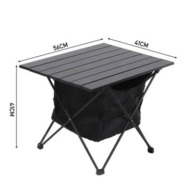 Portable Camping Table Folding Table for Hiking Fishing Outdoor Garden Picnic