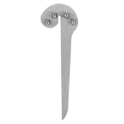Portable Center Gauge for Woodworking - Stainless Steel Marking Tool