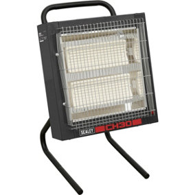 Portable Ceramic Heater - 1400 to 2800W - Instant Heat - Timer - Remote Control