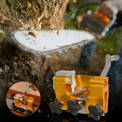 Portable Chainsaw Sharpener Jig Kit Chain Saw Teeth Grinder Sharpening ...