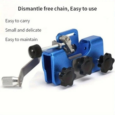 Portable Chainsaw Teeth Sharpener Chain Grinder Jig File Tool Kit
