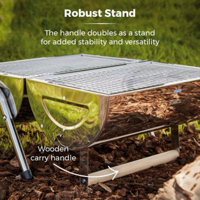 Portable Charcoal Barrel Grill  Barbeque - 5