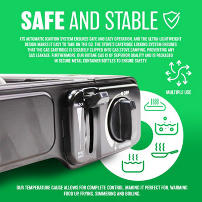 Portable Cooker Stove Camping Hiking Bbq Party Outdoor New | DIY at Bu0026Q