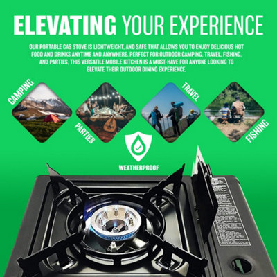Portable Cooker Stove Camping Hiking Bbq Party Outdoor New - 5
