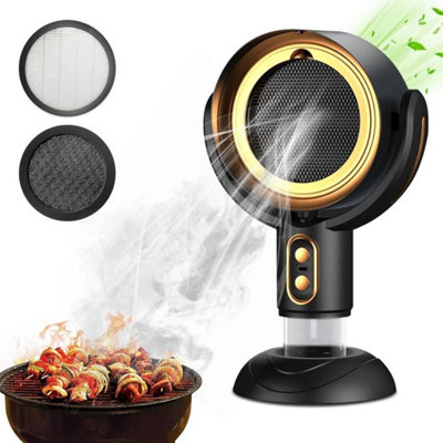 Portable Desktop Kitchen Range Hood Mini Cooking Exhaust Extractor Fan