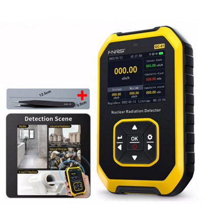 HFS-20 Geiger Counter Nuclear Radiation Detector Personal Dosimeter X Ray Beta Gamma Detector Lcd Radioactive Tester Marble Tool I.581270063