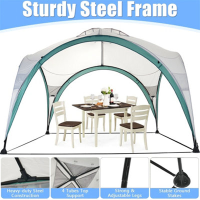 Portable Dome Design Polyester Outdoor Garden Canopy Gazebo Event Shelter 10 x 10 ft DIY at B Q