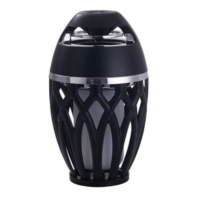 Portable Flame Lamp Speaker with Dual Mounting Modes and Long-lasting Battery Life