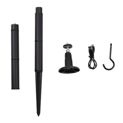 Portable Flame Lamp Speaker with Dual Mounting Modes and Long-lasting Battery Life