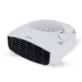 Portable Flat Fan Heater Thermostat 2 Heat Option 1000 2000W Cool/Warm/Hot Wind