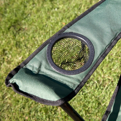 Portable Folding Camping Chair for Fishing Beach Garden Picnic Festival - Blue
