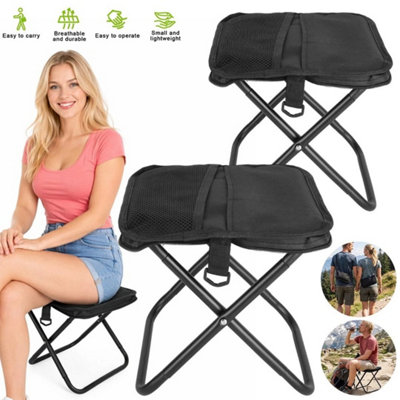 Portable Folding Camping Stool 2 In 1 Folding Camping Stool