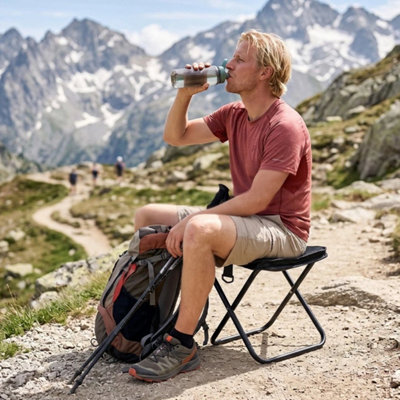 Portable Folding Camping Stool 2 In 1 Folding Camping Stool