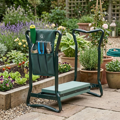 Portable Garden Kneeler Foam Kneeling Stool Folding Garden Seat with ...