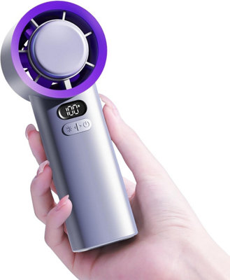 Portable handheld fan with ice wind cooling function, fast charging ...
