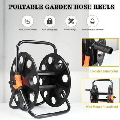Portable Hose Reel Standing Garden Water Pipe Rust Proof Water Pipe ...