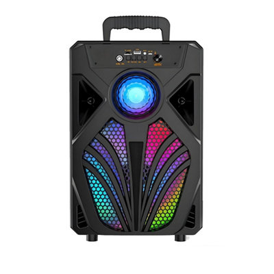 Portable LED Bluetooth Speaker with Deep Bass Woofer Party Sound System ...