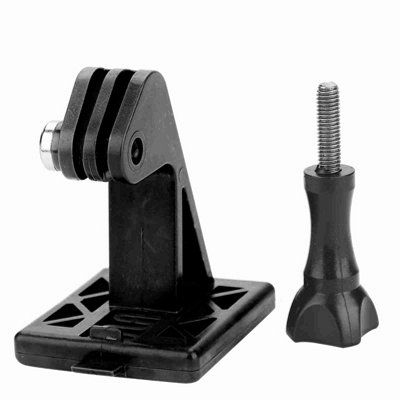Portable Lightweight Nylon Helmet Mount for Camera (Black)