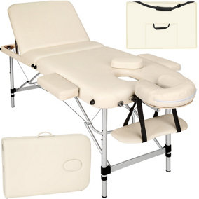 Portable massage table & bed - beige