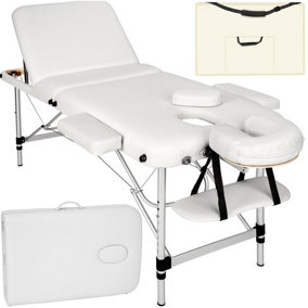 Portable massage table & bed - white
