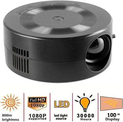 Portable Mini Projector HD LED for Home Theater, Android, and iPhone