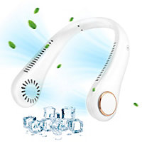Portable Neck Fan USB Rechargeable Bladeless 3 Speed