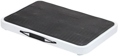 Portable Non-Slip Folding Step Stool with Rubberized Platform, Compact Design for Home or Caravan
