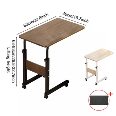 Portable Over Bed Chair Table Hospital Overbed Height Adjustable Laptop ...