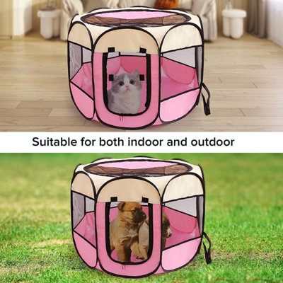 COD PET DIY Pet Fence Dog Fence Pet Portable Crate Playpen pet