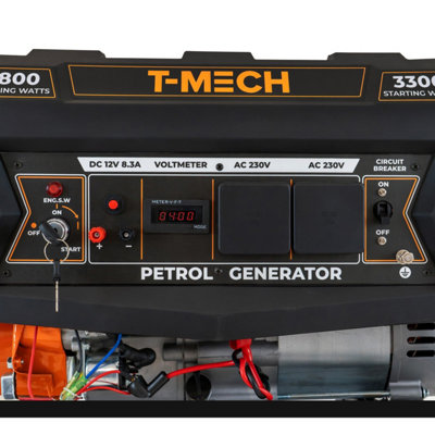 Portable Petrol Generator 3300W 7HP - 9