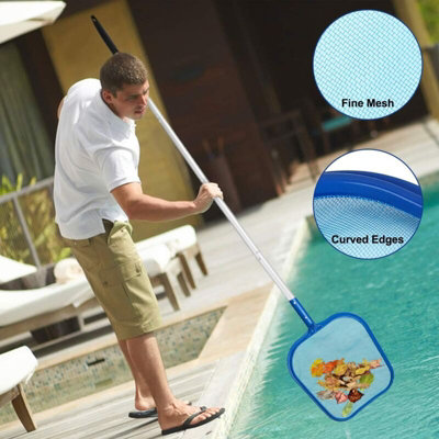 Portable Pool Vacuum Cleaner Pool Cleaning Kit Skimmer Set Ideal