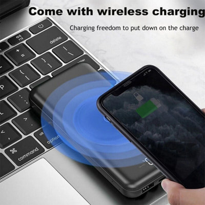Power Bank Portatile 9000000mAh Con Ricarica Rapida E LED – Nero, Universale, Con Cavo - Foto 5